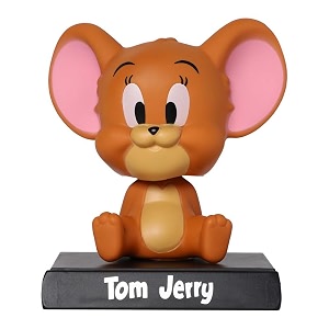techpro super hero action figure limited edition bobblehead with mobile holder for car dashboard office desk amp study table- jerry