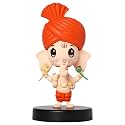 Techpro Super Hero Action Figure Limited Edition Bobblehead with Mobile Holder for Car Dashboard, Office Desk &amp; Study Table- (Ganesh)