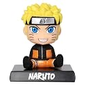 Techpro Super Hero Action Figure Limited Edition Bobblehead with Mobile Holder for Car Dashboard, Office Desk &amp; Study Table- (Naruto)