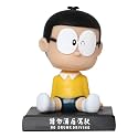 Techpro Super Hero Action Figure Limited Edition Bobblehead with Mobile Holder for Car Dashboard, Office Desk &amp; Study Table- (Nobita)
