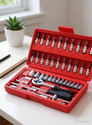 Techtest Socket Tool Set 46 in 1 Bit Socket Wrench Tool Kit Set Goti Tools Set Ratchet Socket Set
