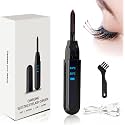 Heated Eyelash Curler, Rechargeable Lash Styler with 2 Heat Settings, Quick 24H Long-Lasting Curl, Portable Makeup Tool