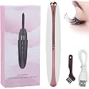 Heated Eyelash Curler, Rechargeable Lash Styler with 2 Heat Settings, Quick 24H Long-Lasting Curl, Portable Makeup Tool