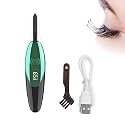 Heated Eyelash Curler, Rechargeable Lash Styler with 2 Heat Settings, Quick 24H Long-Lasting Curl, Portable Makeup Tool
