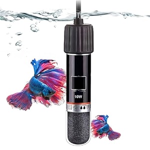 tecokart 10w mini aquarium heater for fish tanks usb water heater for aquarium fish tank 26  constant temperature for guppies betta neon tetras in 2-3l small tanks