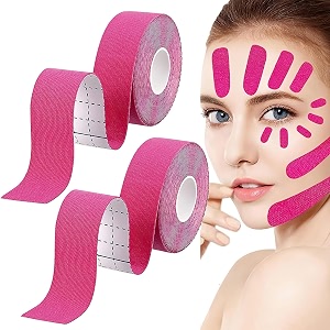 tecokart face tape for face lift facial strip for wrinkles forehead patches smoothing tapes overnight firming tool for women with wrinkl