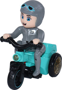 tector electric tricycle - riding boy with music  lights