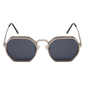 ted smith men39s women39s uv protection metal hexagon sunglasses