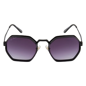 ted smith men39s women39s uv protection metal hexagon sunglasses