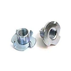tee nut 6 mm alloy steel white zinc plated export quality 50 nos pack