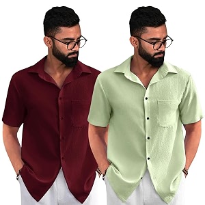 Tee Projekt Solid Shirt for Mens Pop