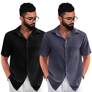 Tee Projekt Solid Shirt for Mens Pop