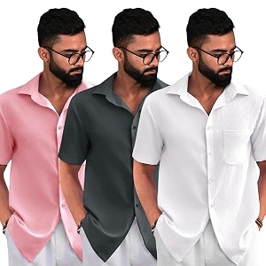 Tee Projekt Solid Shirt for Mens Pop