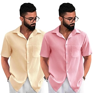 Tee Projekt Solid Shirt for Mens Pop
