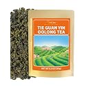 TeeLux Tie Guan Yin Oolong Tea Loose Leaf 8.8oz, Anxi Iron Goddess of Mercy