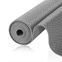 TEEMO 1Pcs Non Slip Pool Mats for Deck 3x10ft Rubber Drainage Mat Pool Mats for Deck Pool Bathroom Flooring Double Sided Colored Rubber Mat for Floor Outdoor Indoor Supplies (Grey)