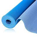 TEEMO 1Pcs Non Slip Pool Mats for Deck 3x10ft Rubber Drainage Mat Pool Mats for Deck Pool Bathroom Flooring Double Sided Colored Rubber Mat for Floor Outdoor Indoor Supplies (Lake Blue and Misty Blue)