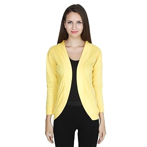 teemoods women39s fashionable cotton shrug - 34 sleeve v-neck design perfect summer layering piece lightweight amp breathable available in plus sizes