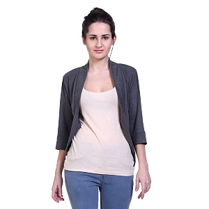 teemoods women39s fashionable cotton shrug - 34 sleeve v-neck design perfect summer layering piece lightweight amp breathable available in plus sizes