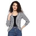 Teemoods Women's Fashionable Cotton Shrug - 3/4 Sleeve, V-Neck Design, Perfect Summer Layering Piece, Lightweight &amp; Breathable, Available in Plus Sizes