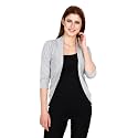 Teemoods Women's Fashionable Cotton Shrug - 3/4 Sleeve, V-Neck Design, Perfect Summer Layering Piece, Lightweight &amp; Breathable, Available in Plus Sizes