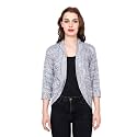 Teemoods Women's Fashionable Cotton Shrug - 3/4 Sleeve, V-Neck Design, Perfect Summer Layering Piece, Lightweight &amp; Breathable, Available in Plus Sizes