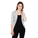 Teemoods Women's Fashionable Cotton Shrug - 3/4 Sleeve, V-Neck Design, Perfect Summer Layering Piece, Lightweight &amp; Breathable, Available in Plus Sizes