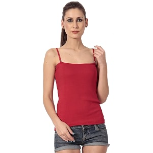 Teemoods Womens Cotton Spaghetti Strap Camisole Slip