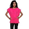 Teemoods Women39s Short Sleeve Blouson Top -