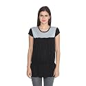 Teemoods Women39s Solid Viscose Top Two Tone