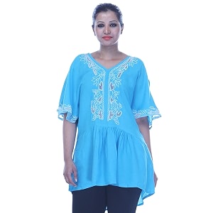 Teemoods Womens Viscose Kaftan Top Trendy Summer
