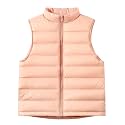 Teen Girls Down Vest Lightweight Packable Puffer Vest Kids Outdoor Zip Up Sleeveless Jacket Boys Fall Winter Warm Coat