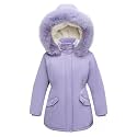 Teen Girls Long Parka Coats Fleece Hood Winter Warm Puffer Jackets Kids Waterproof Hiking Ski Down Outwear Clothes