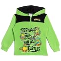 TEENAGE MUTANT NINJA Turtles Boys' Fleece Quarter-Zip Hoodie Toddler to Big Kid