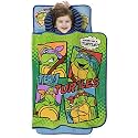 Teenage Mutant Ninja Turtles Nap-Mat - Includes Pillow and Plush Blanket – Great for Boys and Girls at Daycare, Preschool, Or Kindergarten