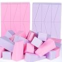 Teenitor 48 Pcs Makeup Sponges For Foundation, Latex Free Makeup Wedges Sponges For Liquid Cream Foundation Festival Halloween