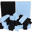 Teenitor 48 Pieces Cosmetic Makeup Sponges, Small Triangle Wedges, Non-Latex Puff, Disposable Applicator