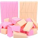 Teenitor 48 Pieces Makeup Sponges For Foundation, Latex Free Small Wedge Shaped Sponge Applicator For Liquid Cream Foundation Festival Makeup