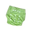 Teeny Weeny Cloth Diaper Designer Premium Reusable, Adjustable Size, Waterproof, Washable, Pocket Cloth Diaper Nappies (Green WOP) (Colour May Vary/Assorted Colours)
