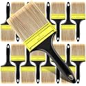 Teenyyou 16 Pcs 4 Inch Paint Brushes Flat Chip Paintbrushes Bulk