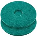 Teenyyou 2 Pcs 12" Green Floor Buffer Pads for Machine