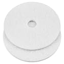 Teenyyou 2 Pcs 20" White Floor Buffer Pads for Machine
