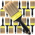 Teenyyou 24 Pcs 3 Inch Paint Brushes Flat Chip Paintbrushes Bulk