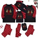 TEERAPHIQUE Christmas Pajamas for Family,Couples Xmas PJS Set