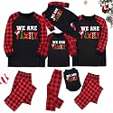 TEERAPHIQUE Christmas Pajamas for Family,Couples Xmas PJS Set