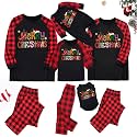TEERAPHIQUE Christmas Pajamas for Family,Couples Xmas PJS Set