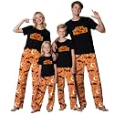 TEERAPHIQUE Halloween Pajamas for Family Couples Holiday PJS Matching Sets