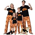 TEERAPHIQUE Halloween Pajamas for Family Couples Holiday PJS Matching Sets
