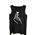 Tees Collection Men Printed Sleeveless Vest Cotton