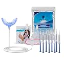 Teeth Whitening Kit with 32xLED Light Professional Complete at Home Smart Phone Whitening System - Best Tooth Whitener Gel Refill - Safely Connected with iPhone/Android/USB for Home Use